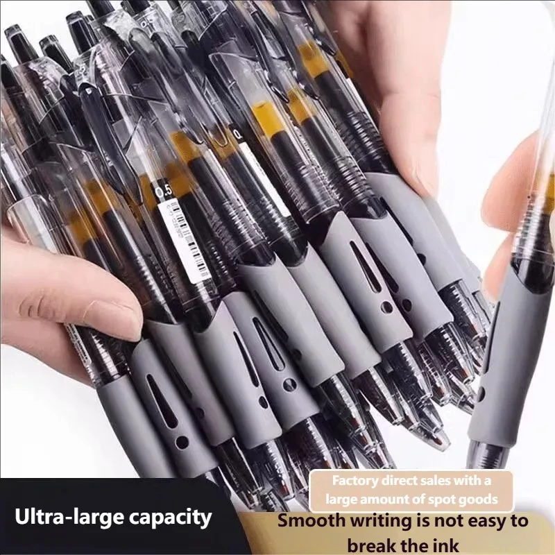 

Выдвижная гелевая ручка в стиле 1008, шариковая ручка и ручка для вывески пресс-типа, со сменным стержнем 0,5 мм, экономичный деловой стиль