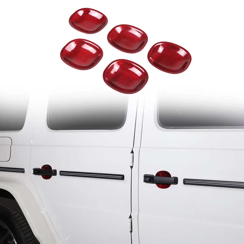 

For Mercedes Benz G-Class 2019+ car Appearance Modification Accessories Automotive Protection Outer Door Bowl True Carbon Fiber