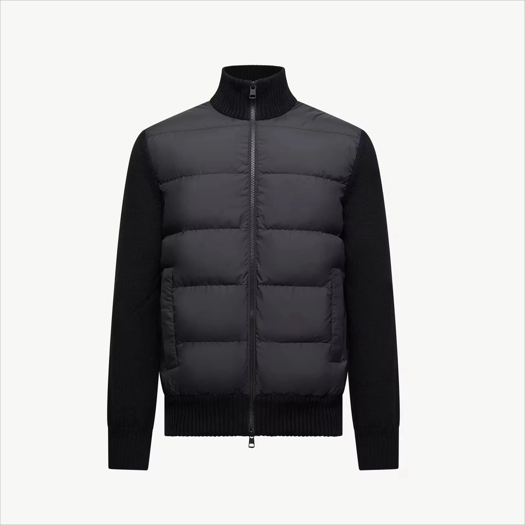 Parkas Men Thick Warm Coats Zipper Jackets Full Sleeve Stand Collar Splice Y2k Streetwear Jacket Work Coat 2026 Autumn Winter
