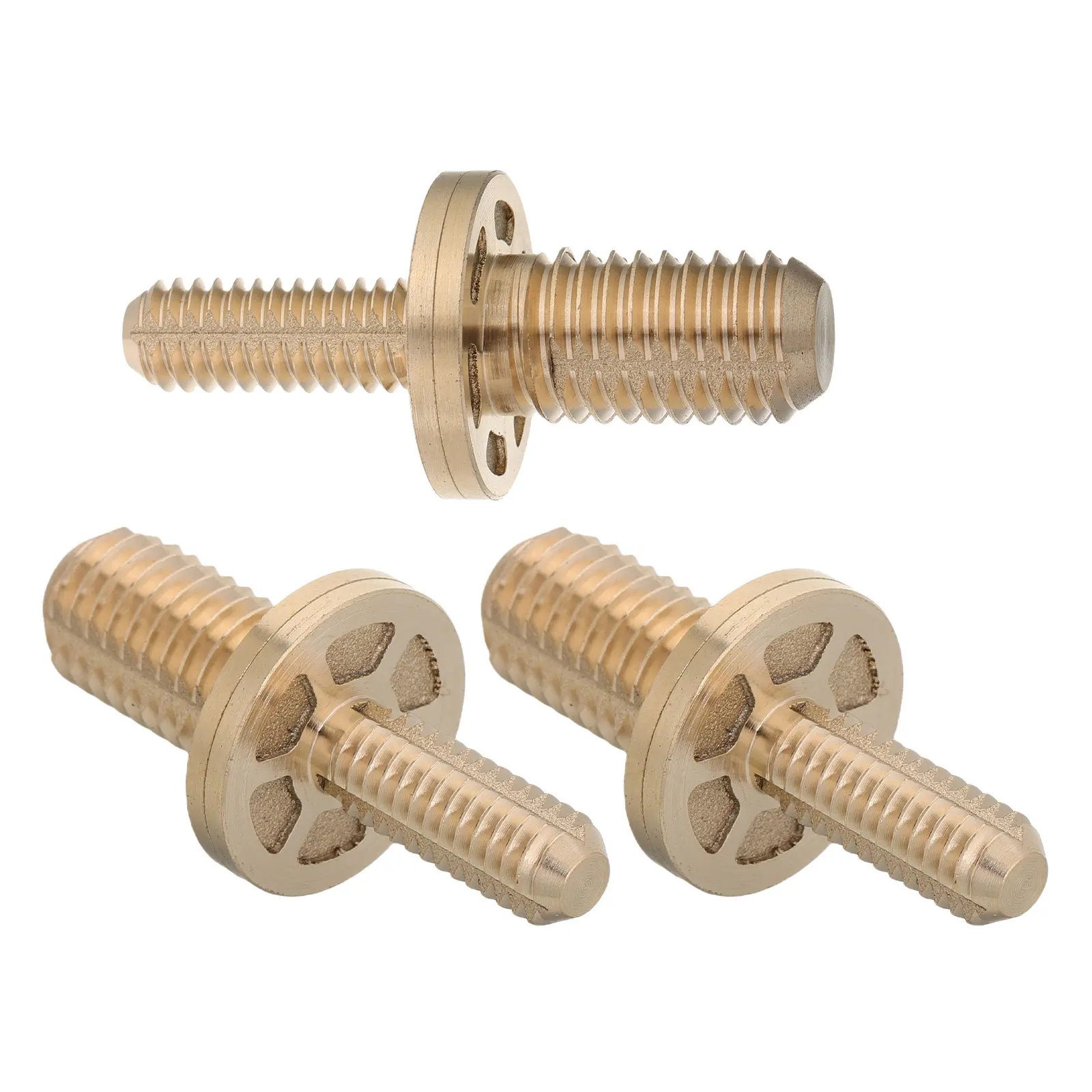 

3Pcs Billiard Cue Connector Screws Brass Wear Resistant Pool Cue Joint Extension Hardware Repair Replacement Billiard Accessory