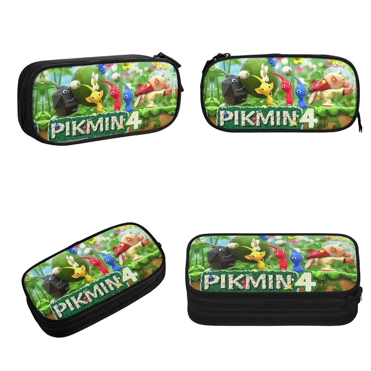 Pikmin Pencil Cases Big Capacity Pen Bags Pen Box Pencil Pouch For Boys Girls Students Stationery School Office