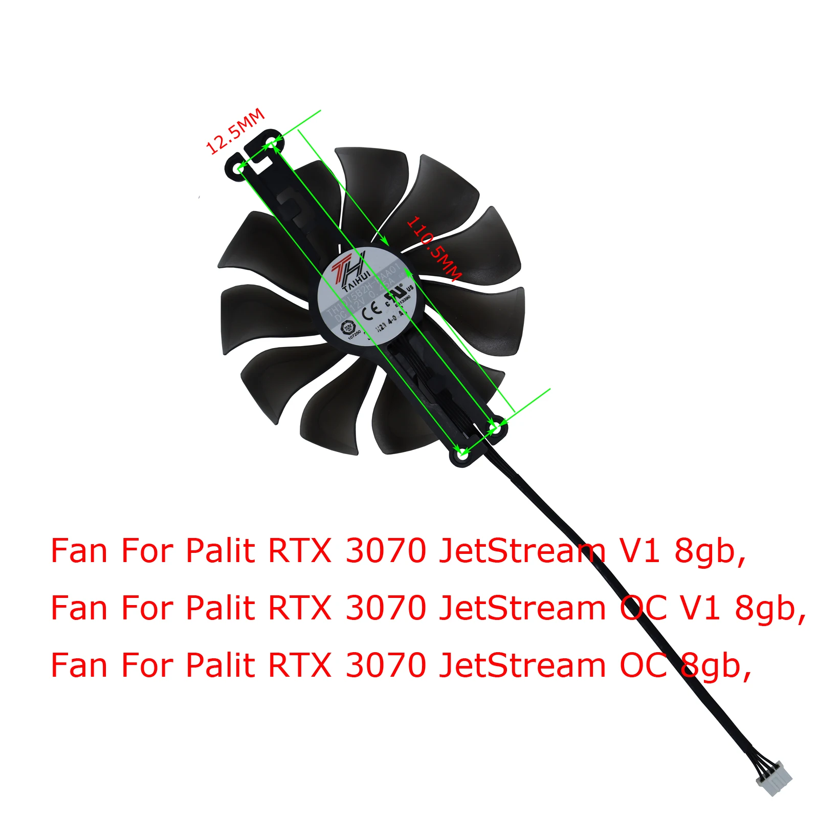 Graphics Cards Cooler Fan,FD10 - огляд і ціна Rtx 3070 8Gb Graphics Card