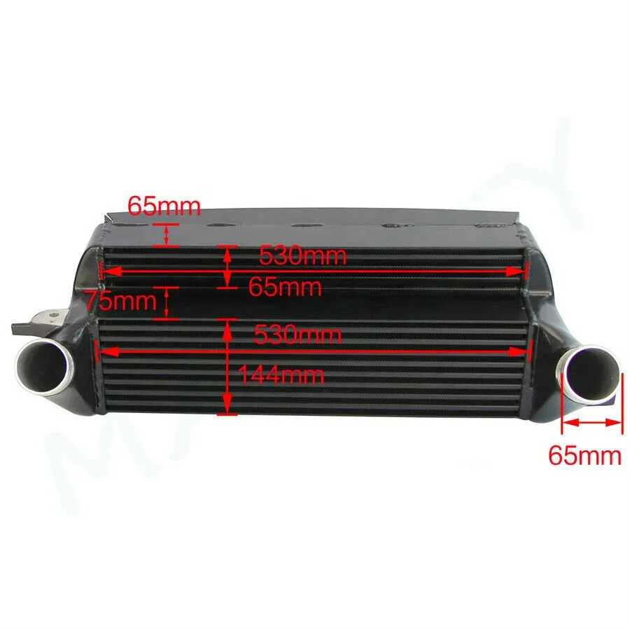 China Manufacture Full Aluminum Intercooler For  Fords  Mustang 2.3L EcoBoost Directs  Bolt On 2015-2017