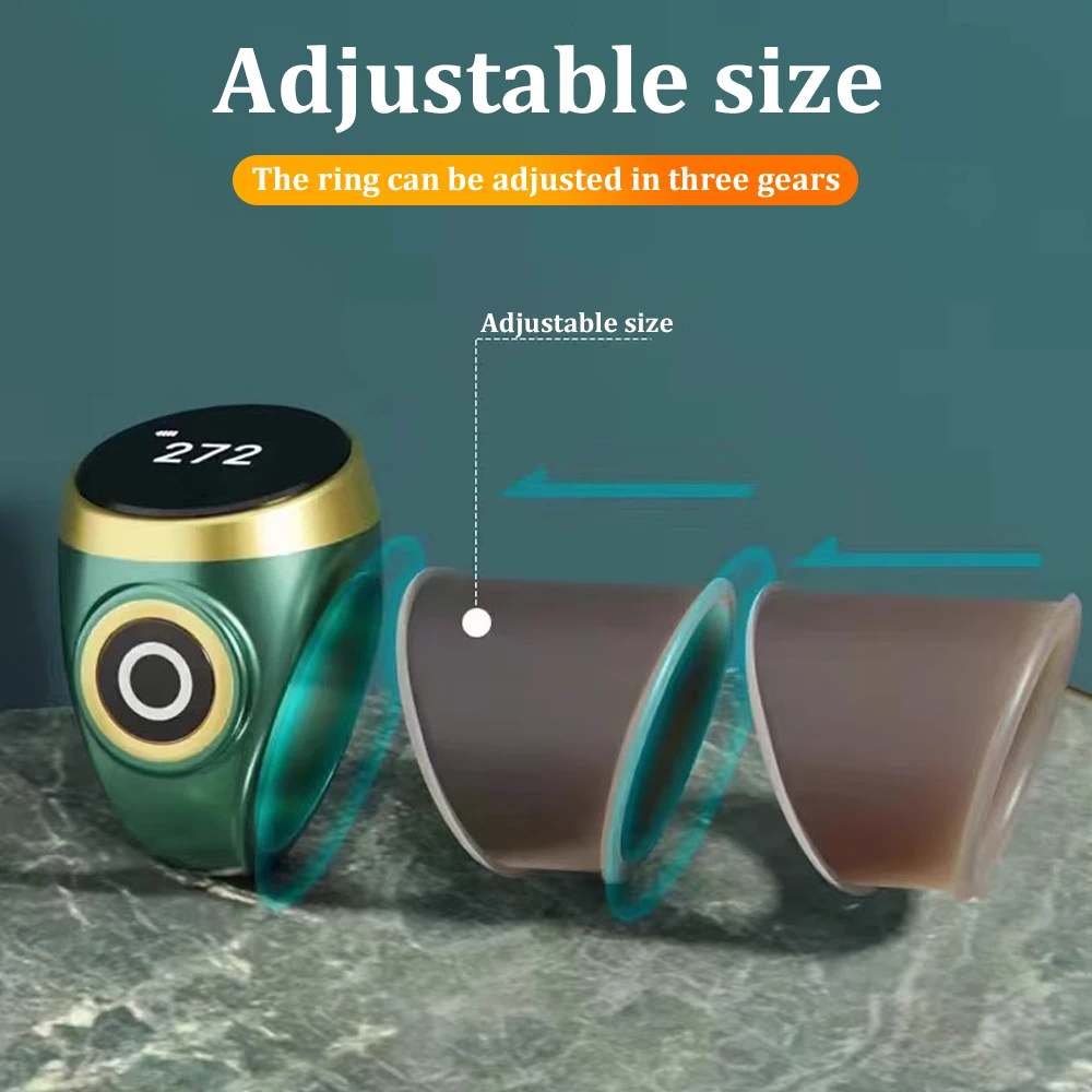 Imagem -02 - Impermeável Smart Counter Ring para os Muçulmanos Digital Tasbeeh Oração Lembrete Tempo Bluetooth High-end Anéis Wearable Zik