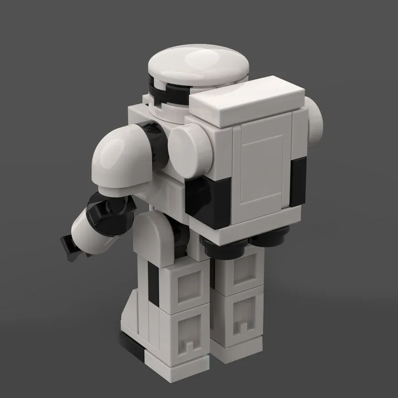 60 PCS Space War Zero G Stormtrooper MOC Customize Modular Building Block Simple Design Creative Design DIY Toy Christmas Gift