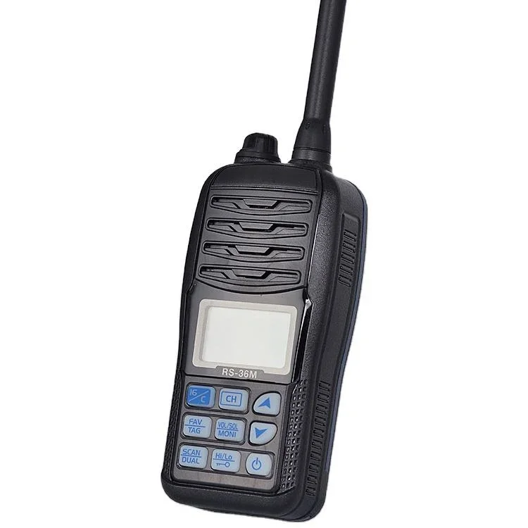 High Quality IPX7 Waterproof Handheld Marine Radio Vhf Transceiver 10km Talk Ran Two-Way Portable Radio Sea Battery System facto