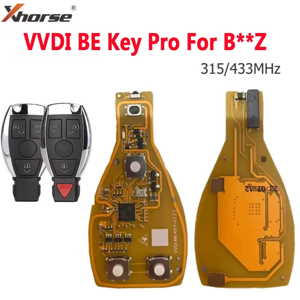 Xhorse VVDI BE Key Pro For Mercedes Benz V3.2 PCB Remote Key Chip Improved Version Smart
