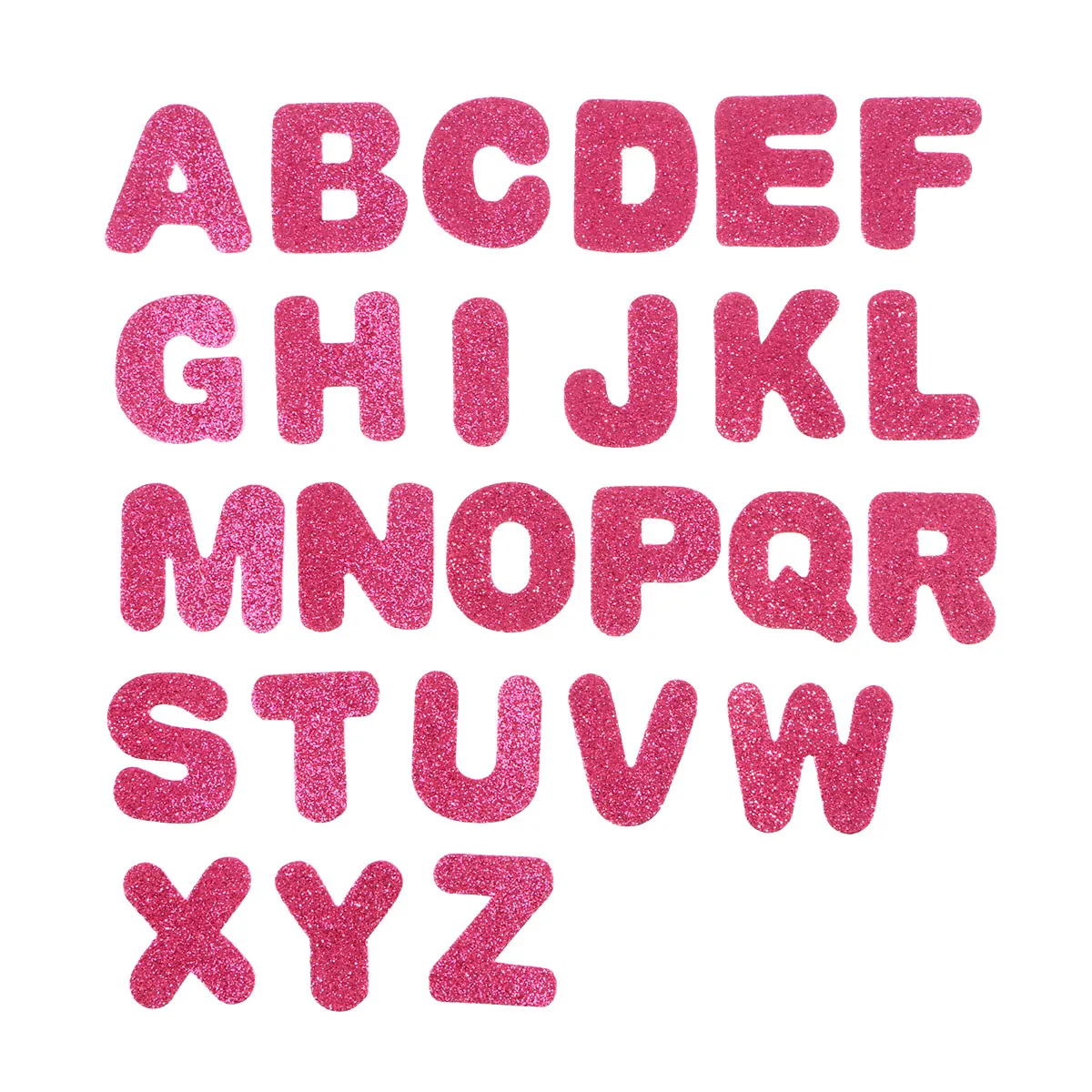 

130 шт. наклеек с 26 буквами алфавита для творчества, блестящие, из ЭВА, декоративные, нетканые
