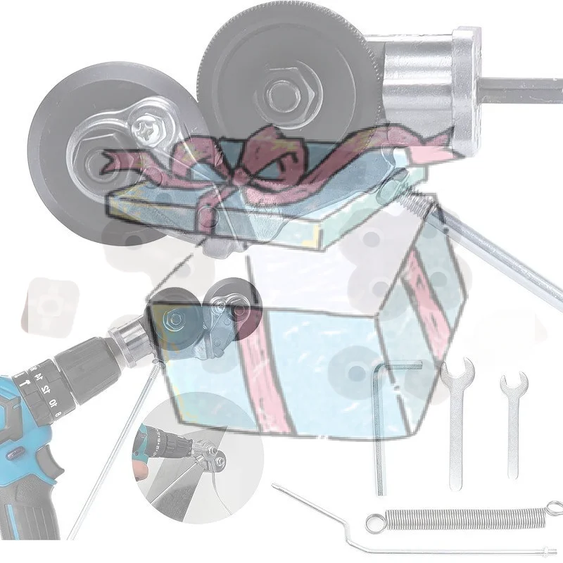 【CCA】Multi-functional Electric Drill And Sheet Metal Cutter, Suitable For Cutting Metal Sheets, Easy To Install.
