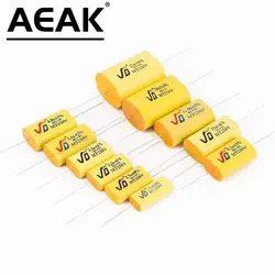 Axial Audio Capacitance Polypretene Tweeter Capacitor Series 250V 1.0UF 1.5UF 2.2UF 3.3UF 4.7UF 5.6UF 6.8UF 8.2UF 10UF  MKP AEAK