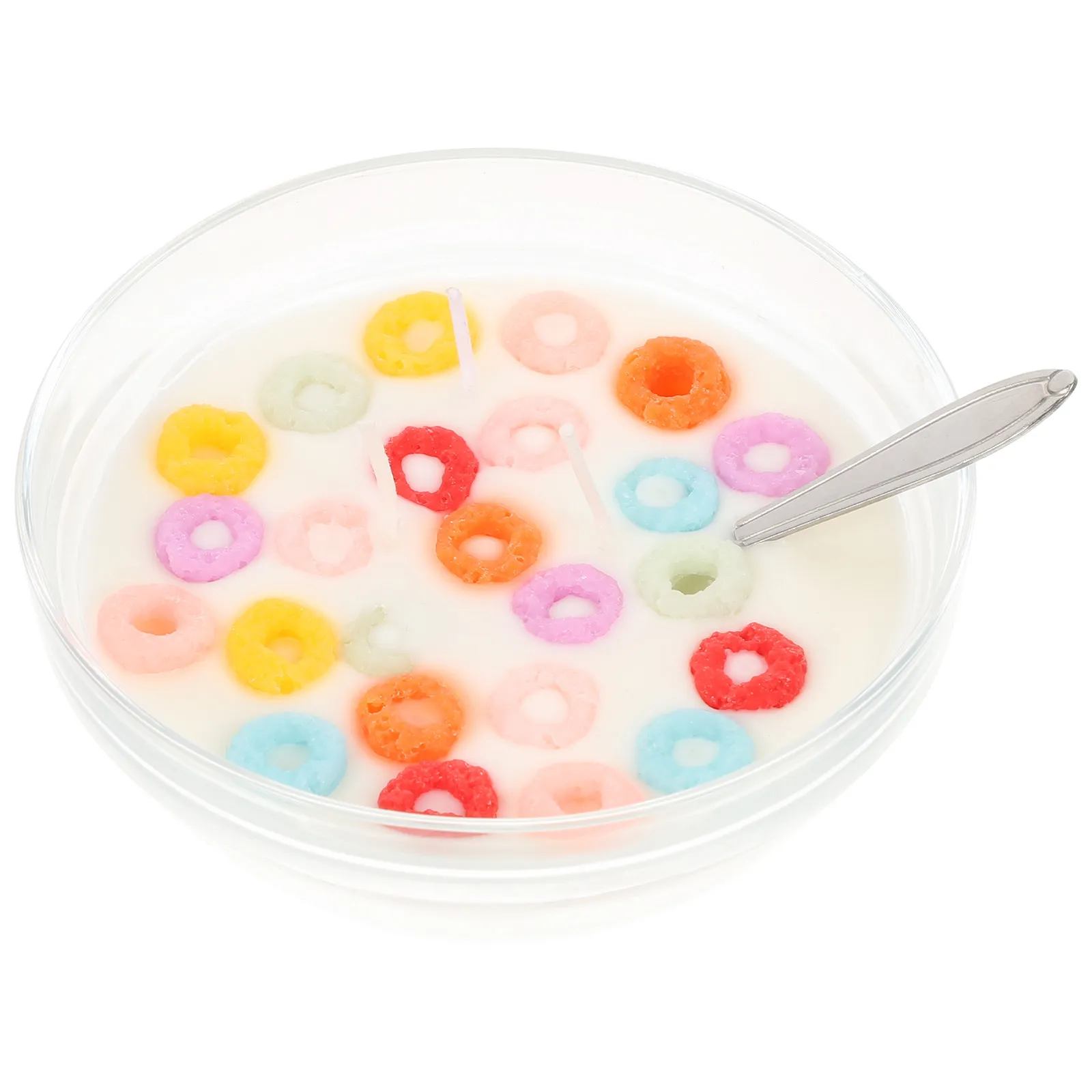 

Cereal Bowl Shaped Scented Premium Paraffin Aromatherapy Decorative Desktop for Home Office Decor Food Photo Prop