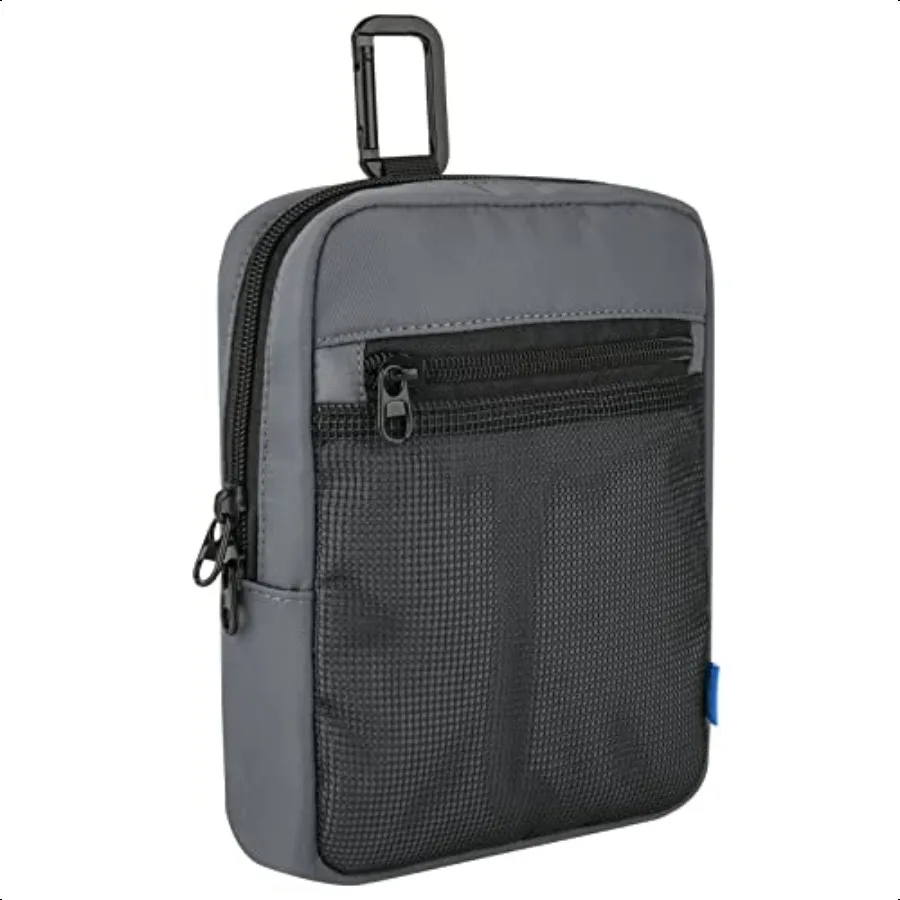 

Golf Ball Pouch Bag Multi Pocket with Clip Durable Nylon Golf Accory Bag Organizer for Extra Phone Ball Tees Pencils Wallet Bal