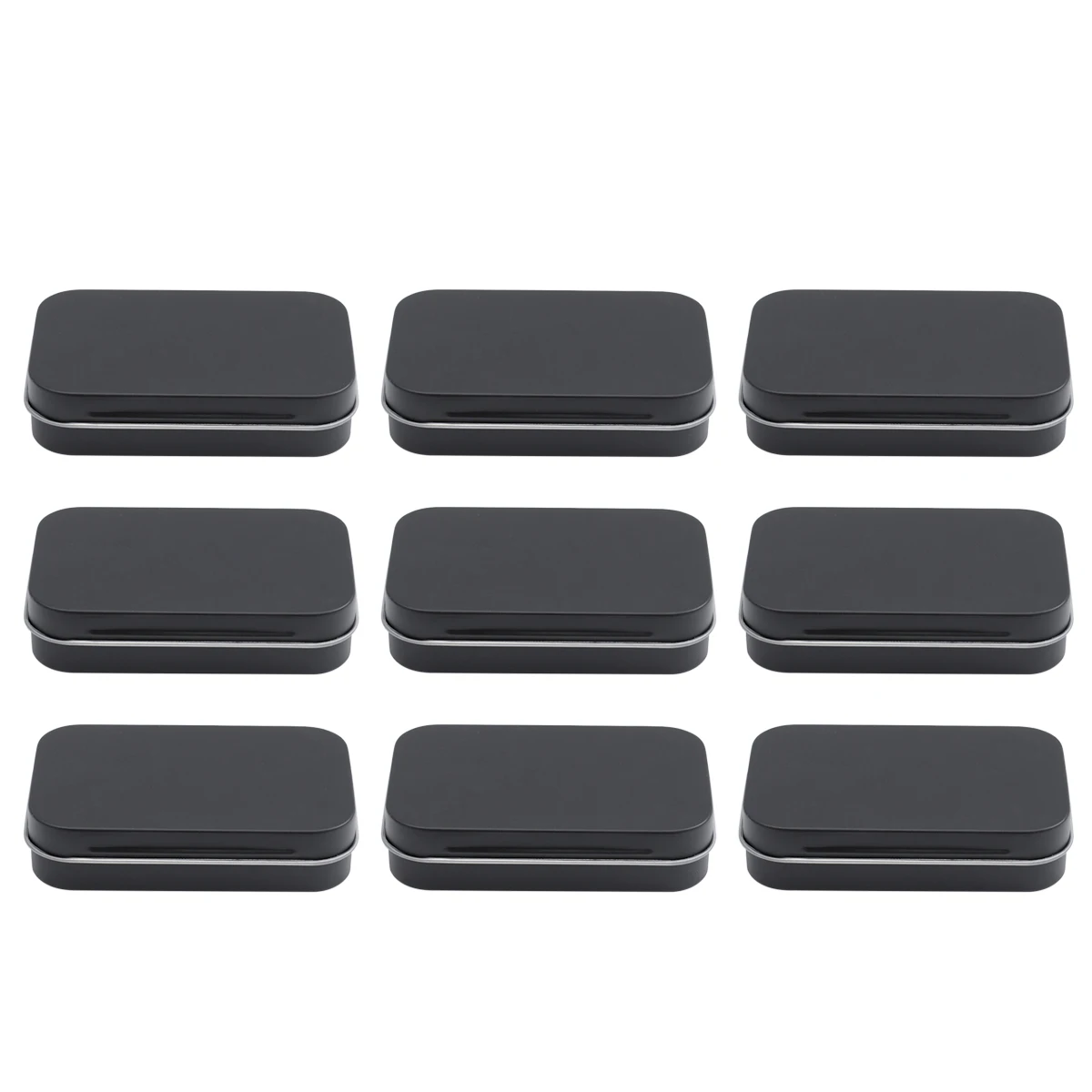 

20 PCS Portable Storage Box Rectangular Tin Cans Metal Empty Tins Rectangle Mini