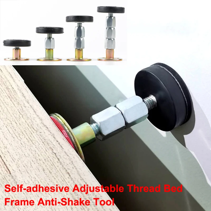 

Adjustable Threaded Bed Frame Anti-Shake Tool for Headboard Stoppers Bedside Headboards Prevent loosening Anti-Shake Fixer