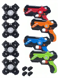 Children's infrared laser gun multiplayer shooting game combination set, the best gift for teenagers birthdays and holidays
