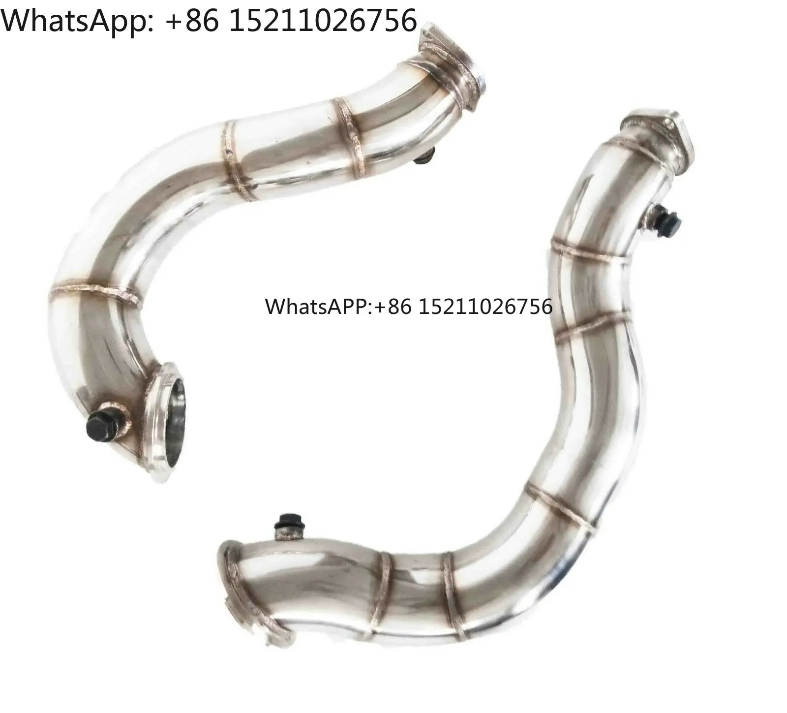 SS304 Exhaust Downpipes Stainless for B MW N54 135I/335I E82/E90/E92