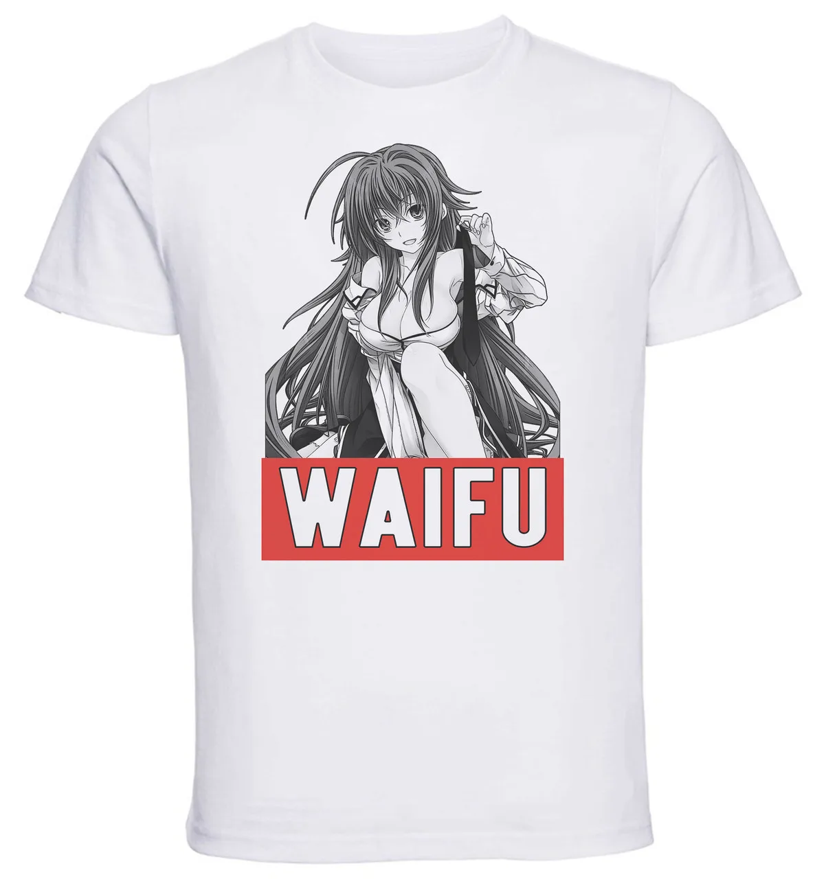 T-Shirt Unisex - White  Highschool DxD - Rias Gremory Variant