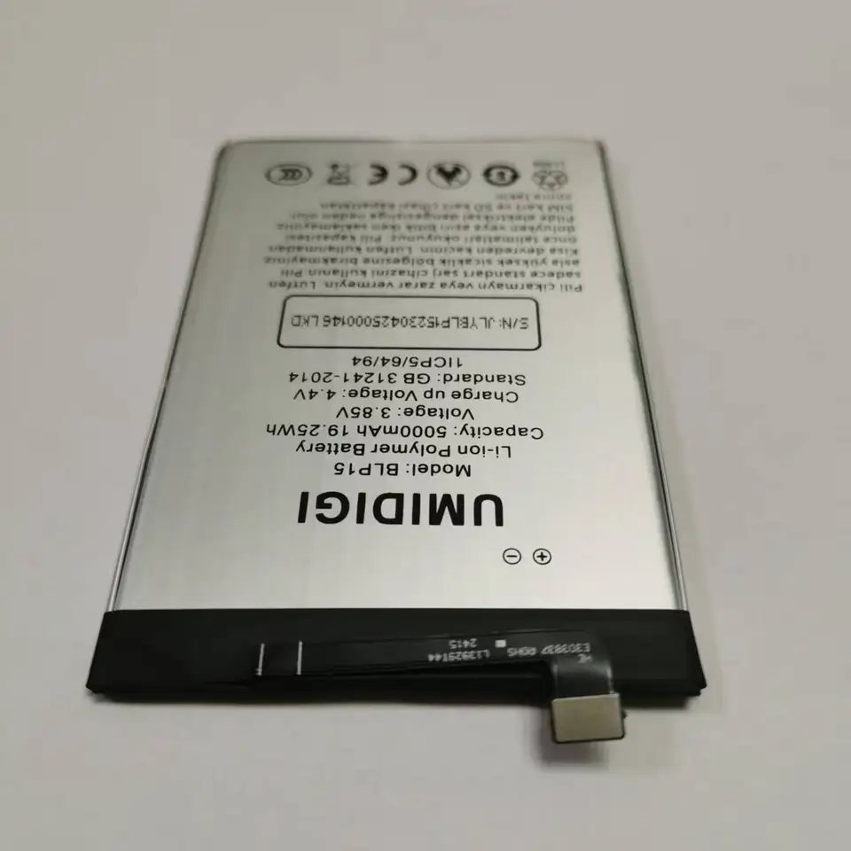 Batería original 5000mAh 3.85V de repuesto para teléfono UMIDIGI BLP15 A15 A15C A15T baterías para Umi BLP15 con herramientas 4