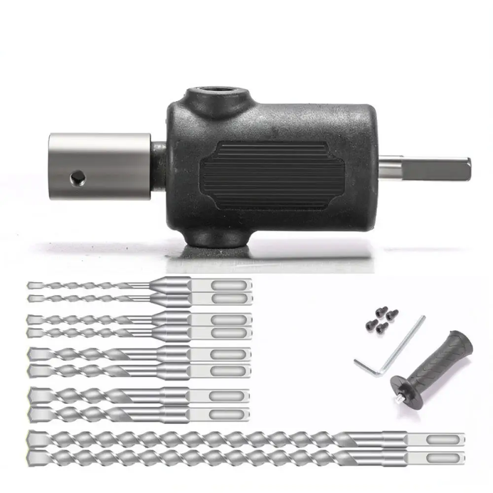Four Pit Conversion Head For For Niuxiang Hammer Drill Adapter Power Tool Accessory Sturdy Alloy Steel Reliable Performance