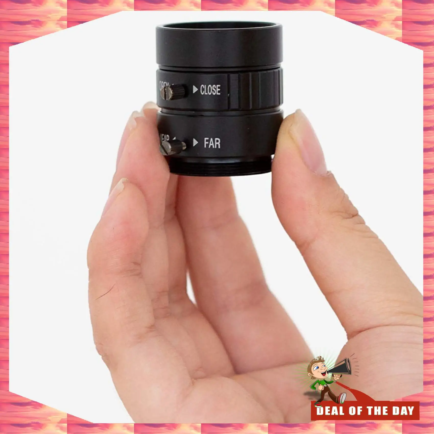 24-Hour Delivery CS-Mount Lens For Raspberry Pi HQ Camera, 12Mm Focal Length With Manual Focus And Adjustable Aperture