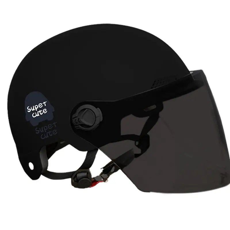 Motorcycle Half Headgear Safe Motorcycle Headgear Half Head Cap Sun Protection Electric Motorcycle Supplies Open Face Headgear