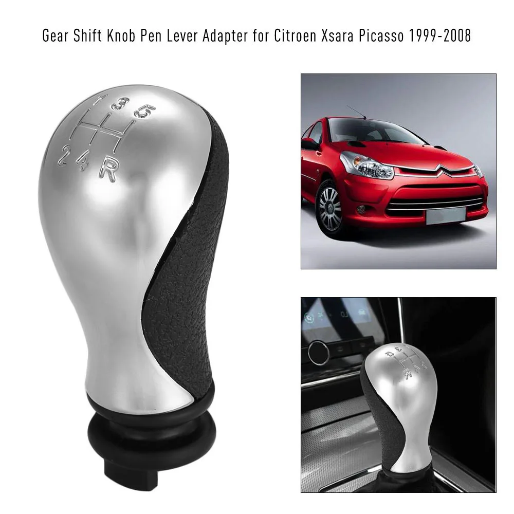 Gear Shift Knob lever 5 Speed Replacement for Citroen C5 Xsara Picasso 01-08 1999-2008