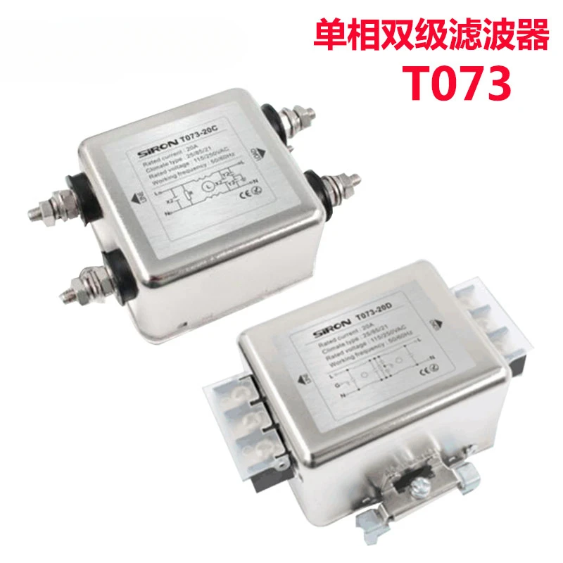 Single-phase bipolar filter T073-10C/20A/30C T073-10D 20D 30D