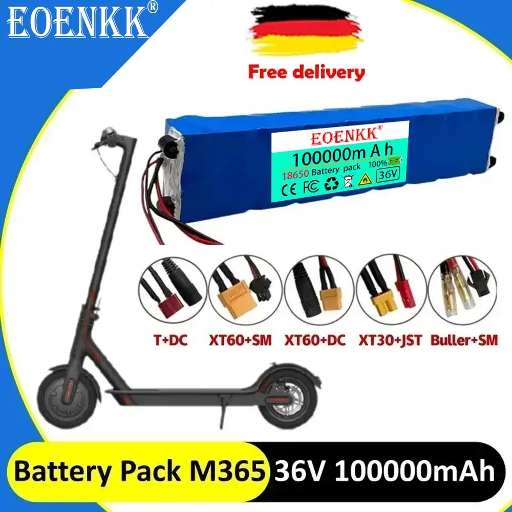 

EOENKK New battery pack Suitable for M365 Electric Scooter 36V 100000mAh Battery18650 42V Lithium Battery Pack