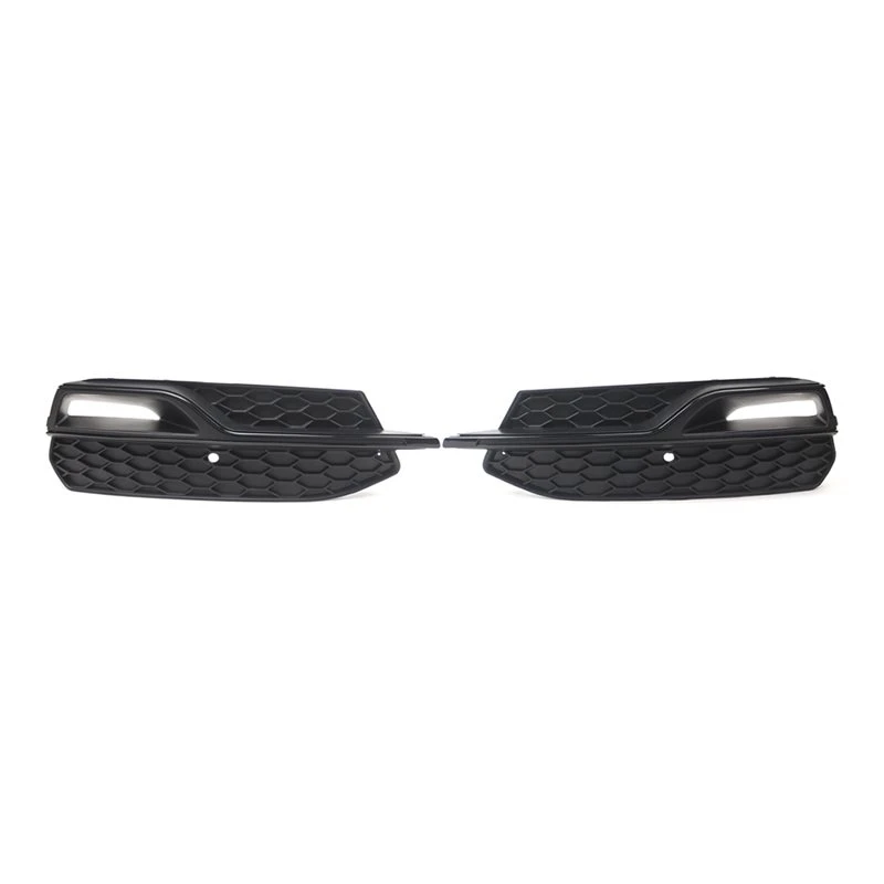 For Audi A3 Sports S3 2013-2016 8V3807681L 8V3807682L Front Lower Grille Fog Light Cover