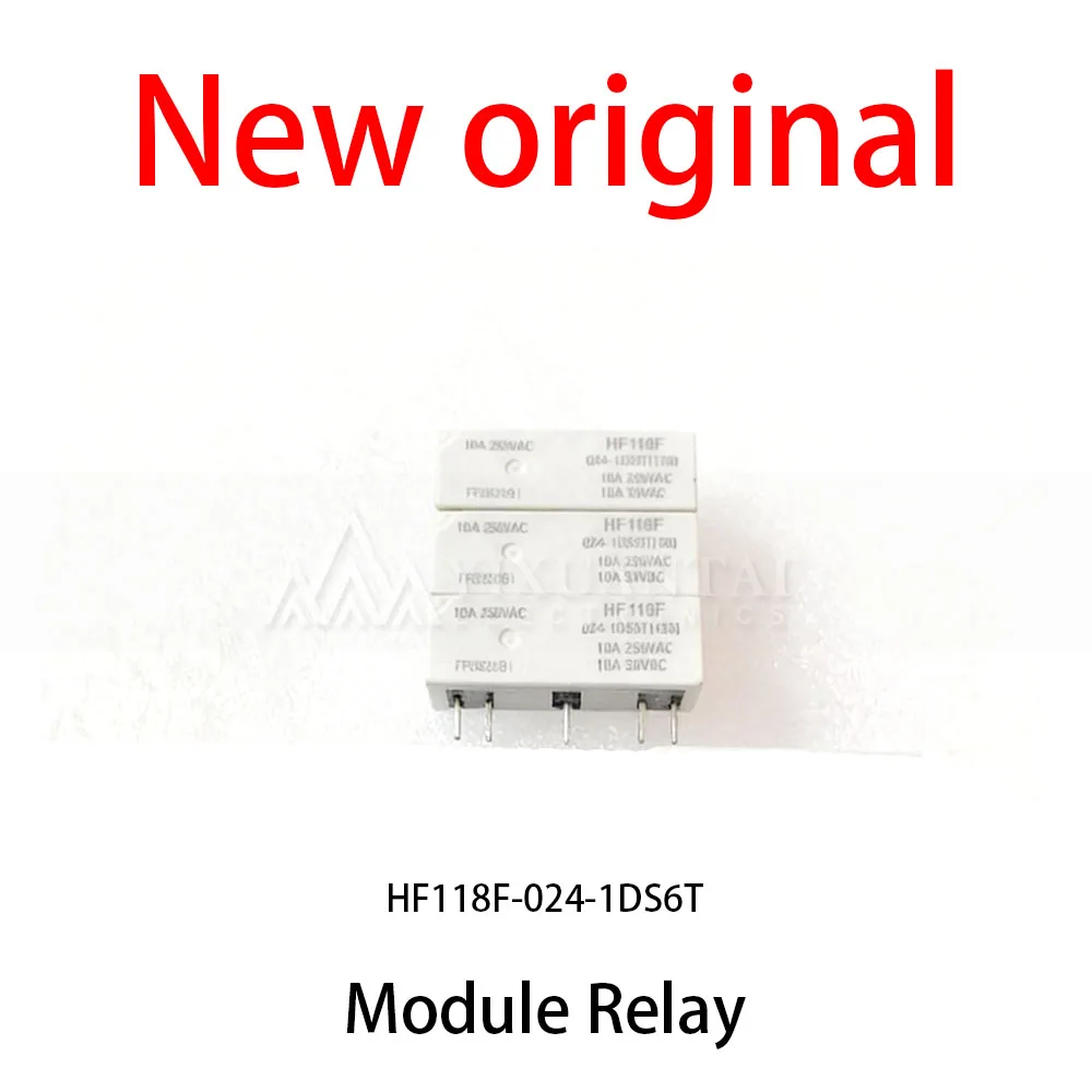 10 Pcs/Lot New original  HF118F-024-1DS6T Module Relay