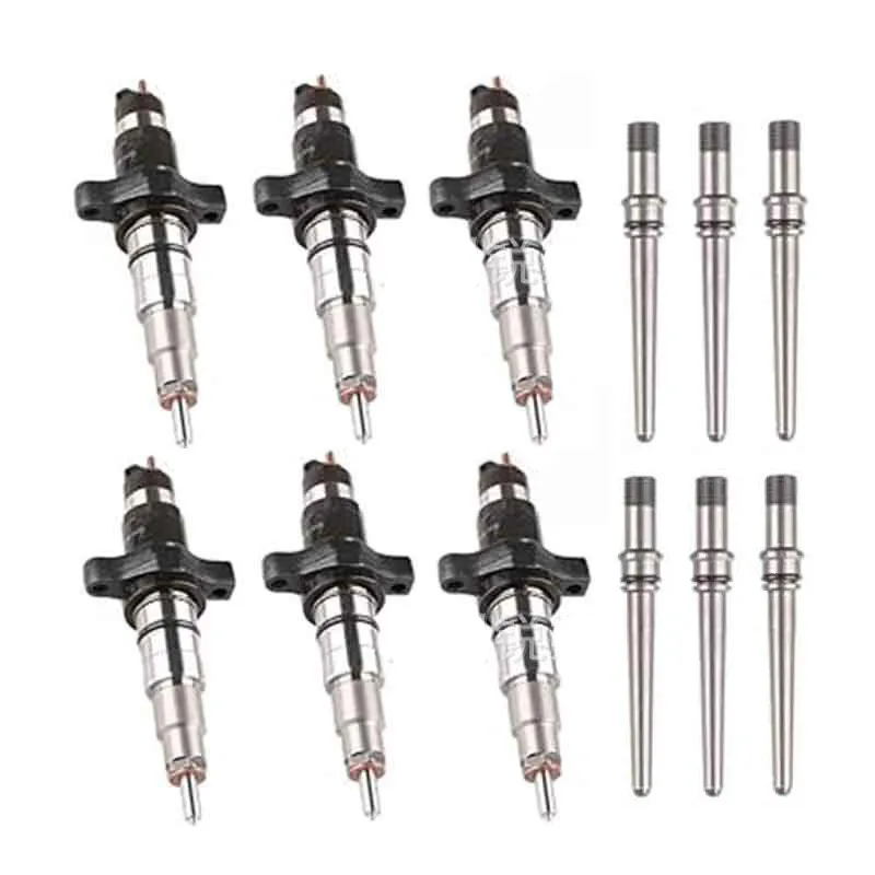 6Pcs Fuel Injector 0445120255 Fit For Dodge Ram2500 3500 Cummins 5.9L