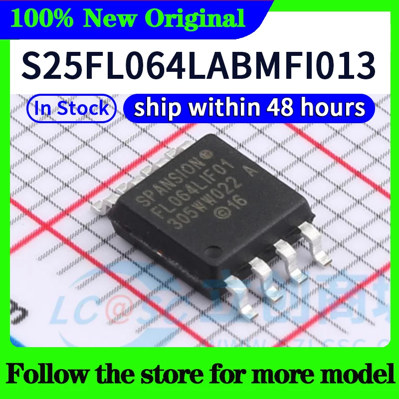 S25FL064LABMFI013 Em estoque