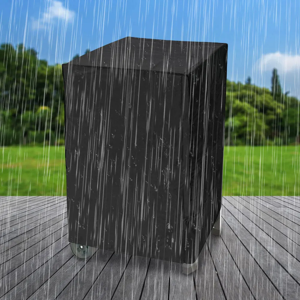 

Stacked Chair Dust Cover Outdoor Furniture Protector Universal Stacking Outdoor Chair Cover Windproof for Garden Patio Furniture