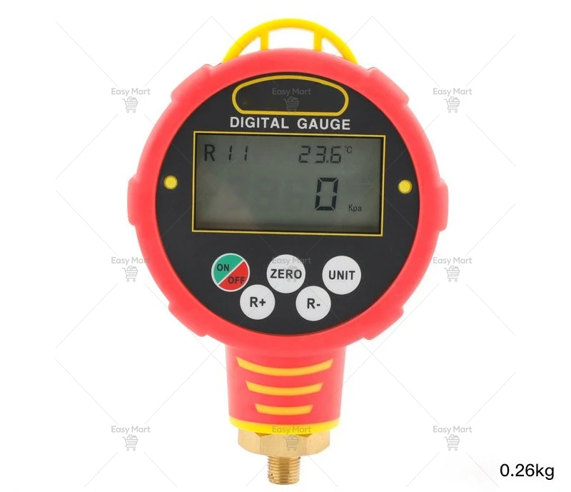 Wk-688l Pressure Vacuum Meter Measuring Portable Regulating Digital Display Refrigeration Air Conditioning Home Manifold Gauge