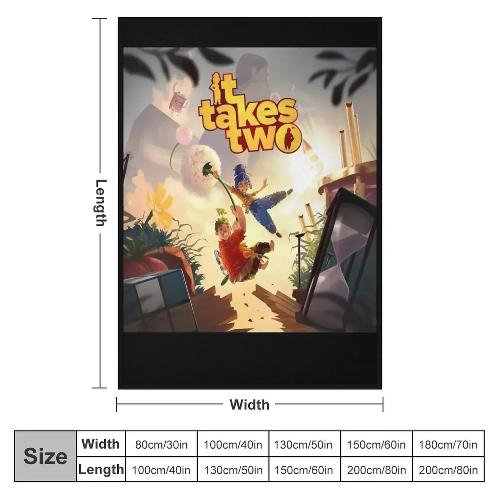 Mens Funny It Takes Two Halloween Throw Blanket Kid'S Bed linens Multi-Purpose Polar Blankets