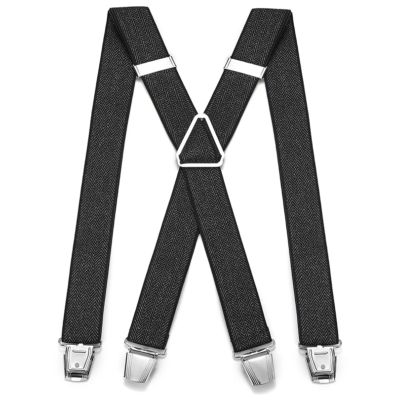 Celana Dewasa Kelas Atas Inggris Suspender Elastis Anti Selip yang Dapat Disesuaikan