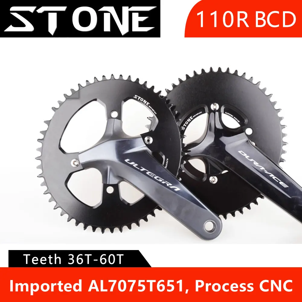 bicycle Oval Chainring 110 BCD Narrow wide for Shim ano UT R8000 R9100 Crank 1x System 4 bolts