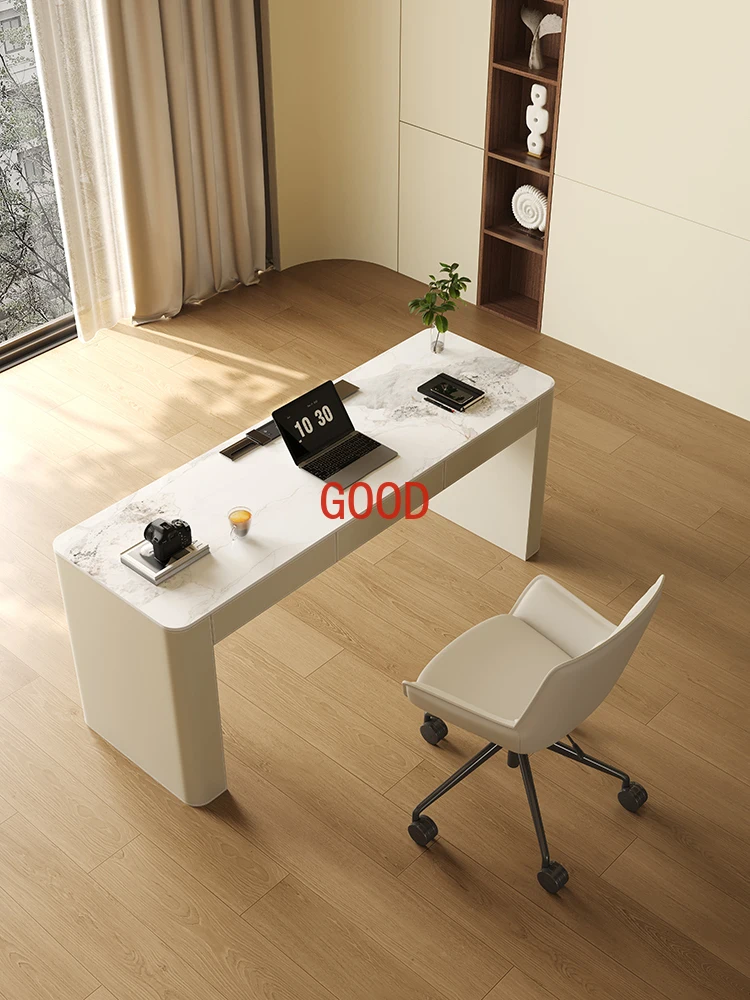 

French Cream Style Desk Light Luxury Modern Home Study Desk