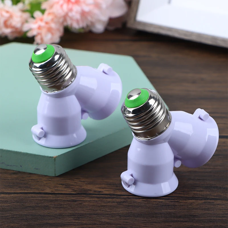 Portalámparas de tornillo E27 a E27, 1 punto, 2 cabezales de conversión, luz de relleno, accesorios