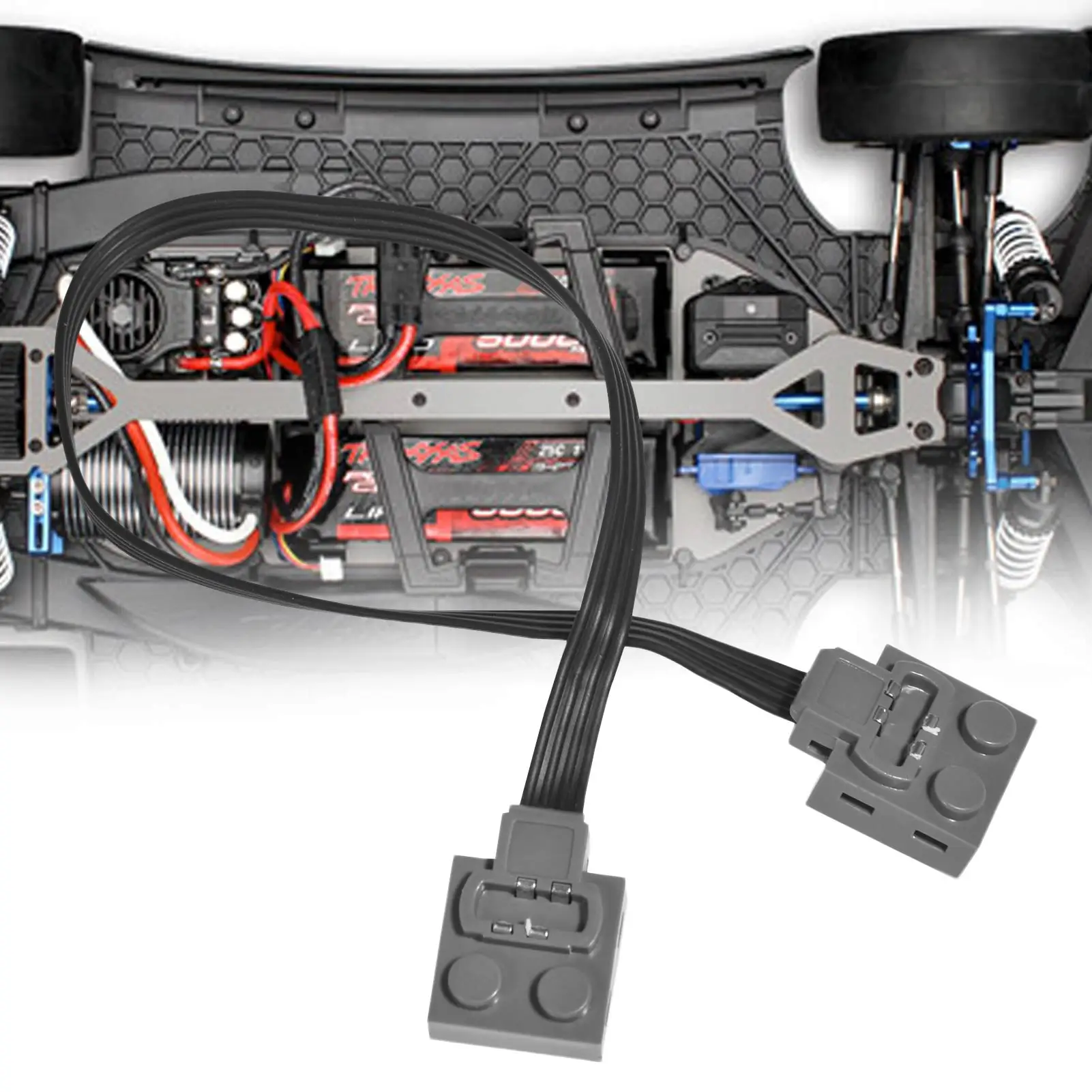 Technology Series Accessories Compatible with for LEGOs Bricks 8870 Lights  Switch 8869 Extension Cord Data Cable