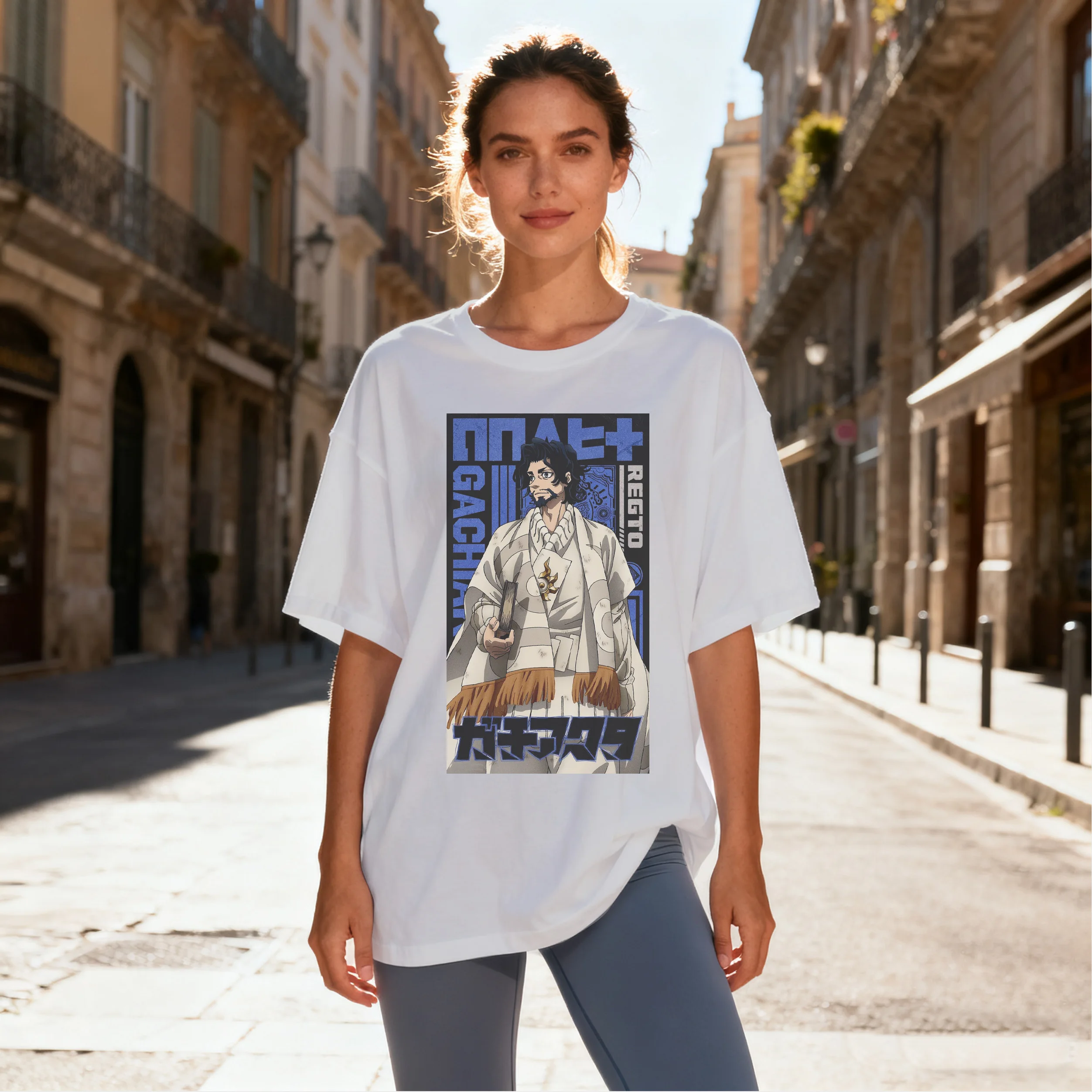 

2025 Fashion Anime T-shirt Gachiakuta Regto graphic Unisex cotto round neck Streetwear Tees Short Sleeve Harajuku Breathable