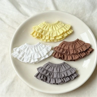 Cute Layered Cake Mini Skirt Doll Clothes Fort 1/8 BJD Zsiga 10-20cm Cotton Doll Mia Potato Doll Outfit Accessories
