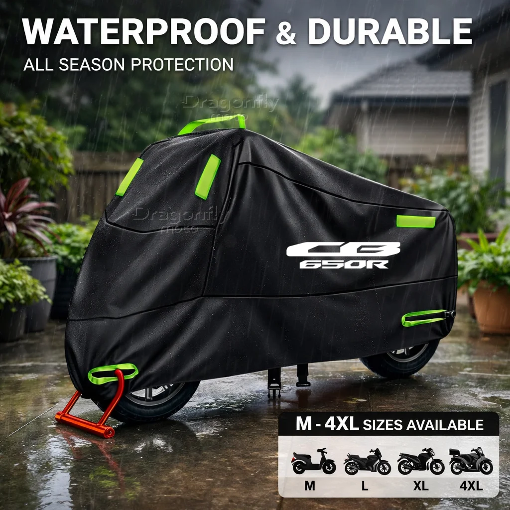 For HONDA CBR650R CBR 650R 2018 2019 Motorcycle Cover Waterproof Outdoor Scooter UV Protector Rain Cover With Reflective
