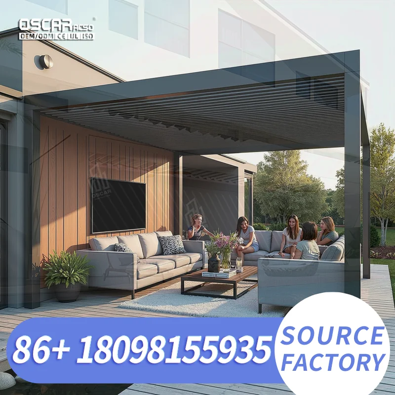Outdoor Garden Retractable Enclosure Tempered Low E Glass Dome Waterproof Polygon Contemporary Design with 1 year Warranty Suita