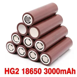 100% original brand new HG2 18650 3000mah battery 3.7v discharge 20a dedicated to HG2 rechargeable battery+charger