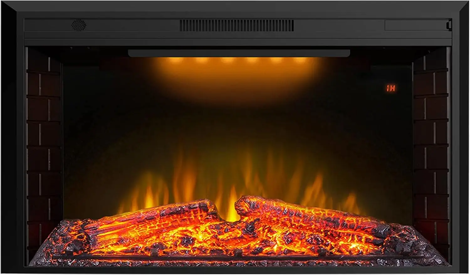 Electric Fireplace, 50 Inches Electric Fireplace Insert, Fireplace Heater with Overheating Protection, Fire Crackling