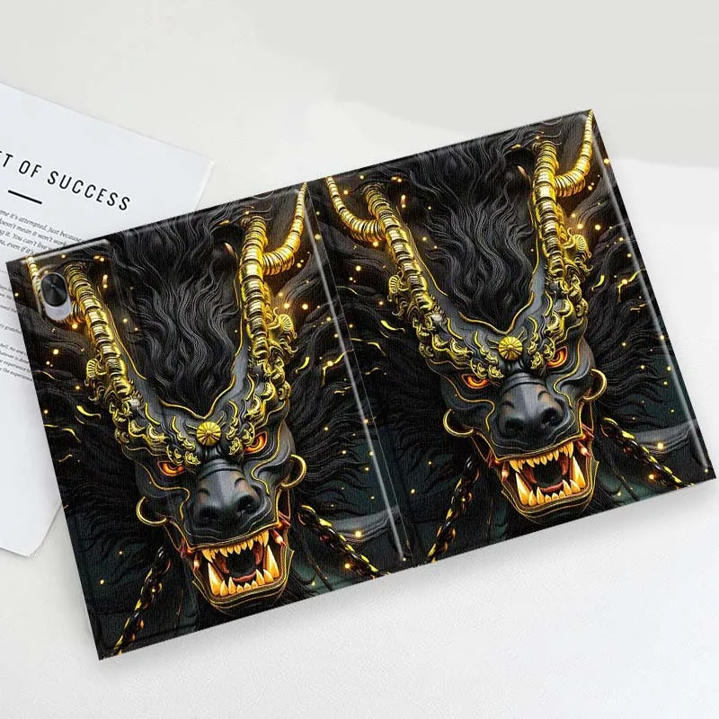 Dark Golden Dragon Soft For Huawei MediaPad 11 M5 M6 ES Pro M5Lite Honor Pad V7 V8 X7 X8 X9 GT Pro Tab Tablet Case