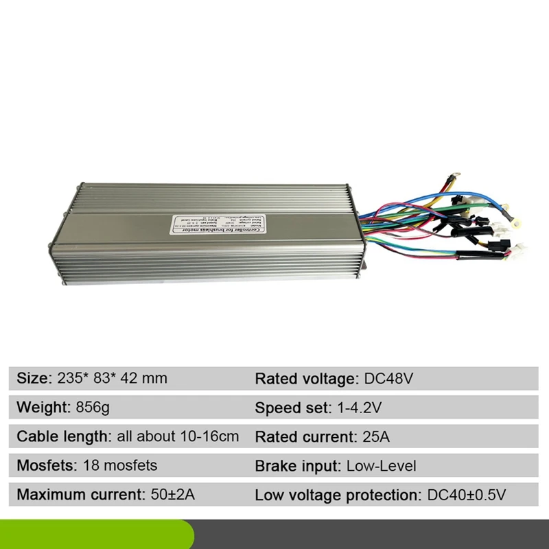 Imagem -04 - Controlador de Display Lcd kt para Ebike Onda Quadrada com Linha Leve 48v 1000w 1500w 2000w 3000w 50a