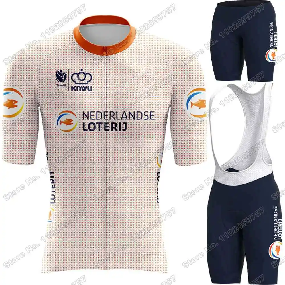 2023 Netherlands Cycling Jersey Set Dutch National Team Cycling Clothing Summer Road Bike Shirts Suit Bib Shorts MTB Sportswear