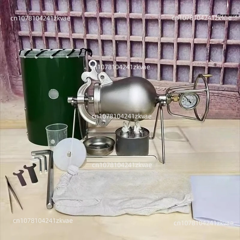 Home Old Popcorn Maker Grain Amplifier Machine 720ml Hand-cranked Puffed Rice Corn Making Machines